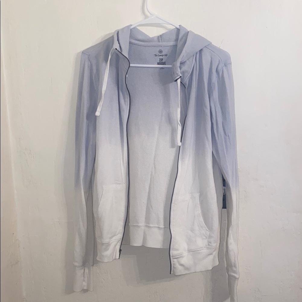 So Lounge Life Heather Gray Zip Hoodie